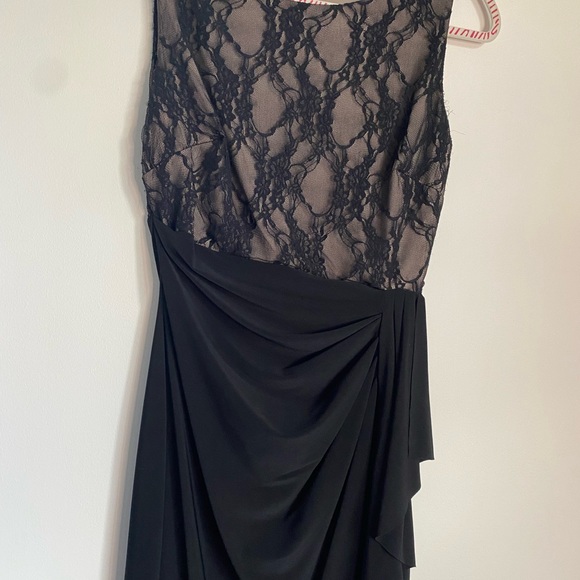 American Living Women’s Black Dress with Pattern Top - Picture 4 of 4